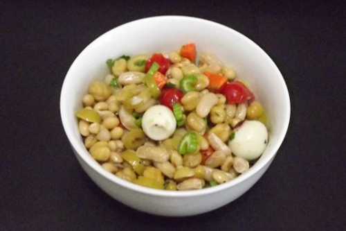 salada de grãos