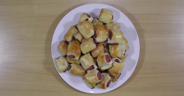 receita cachorrinho quente de forno