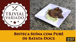 video receita bisteca suina pure batata-doce