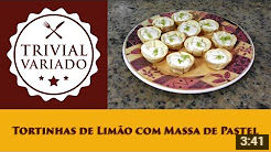 video receita tortinhas limao massa pastel