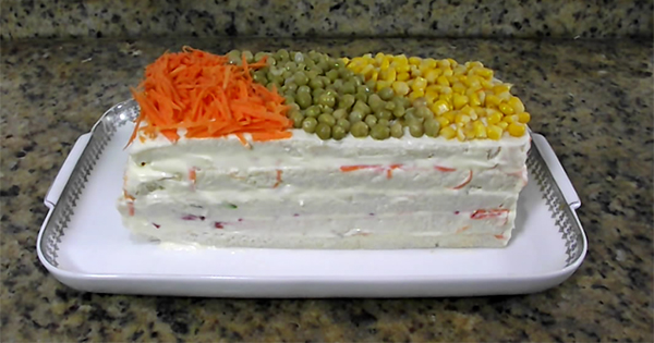 receita torta fria de vegetais